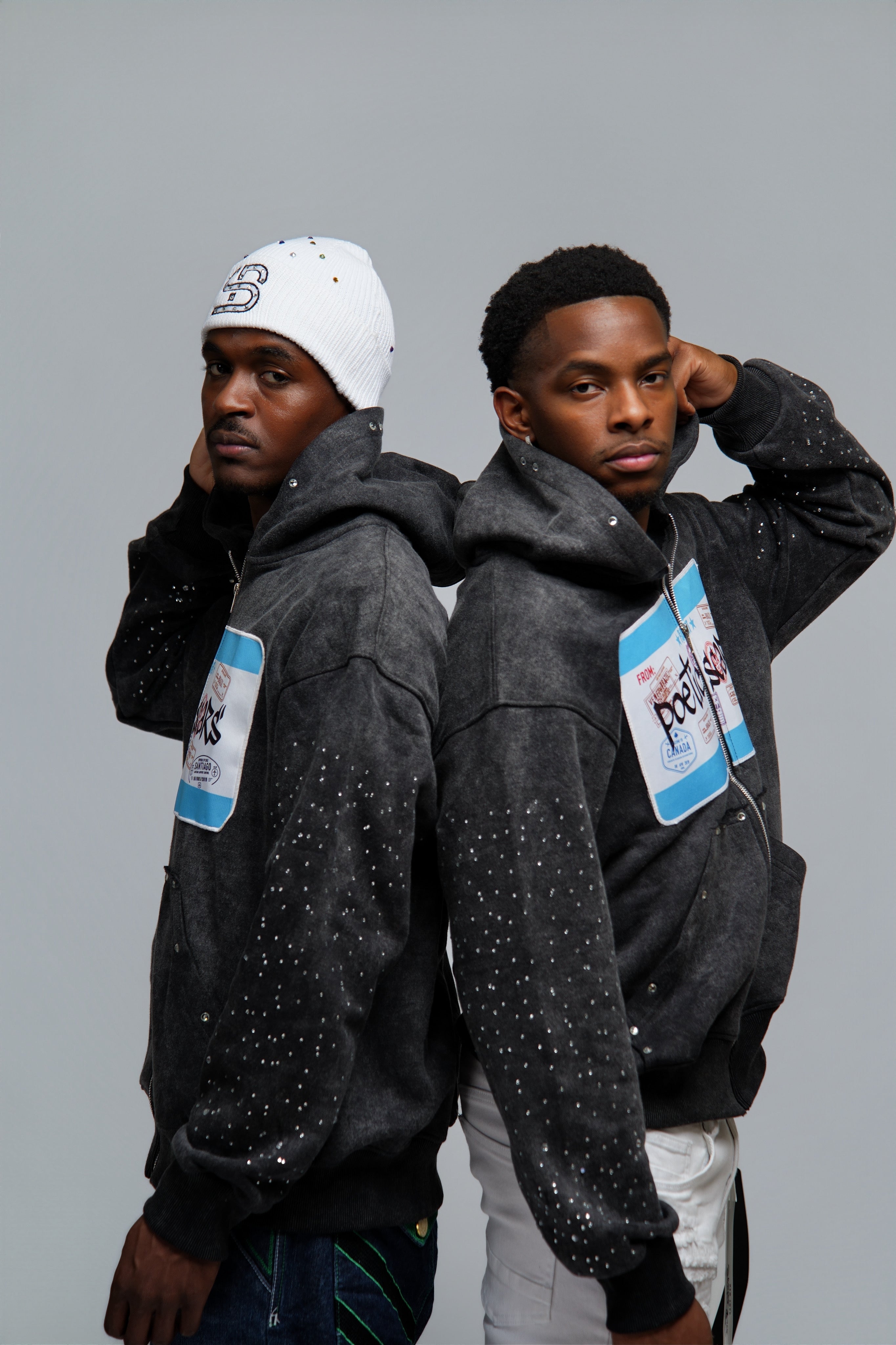 Poetic Scars Black Zip-UP